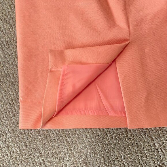J. Crew No. 2 Double Serge Cotton Twill Pencil Skirt in Melon, size 4 - Picture 6 of 7